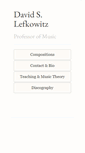 Mobile Screenshot of davidlefkowitz.com